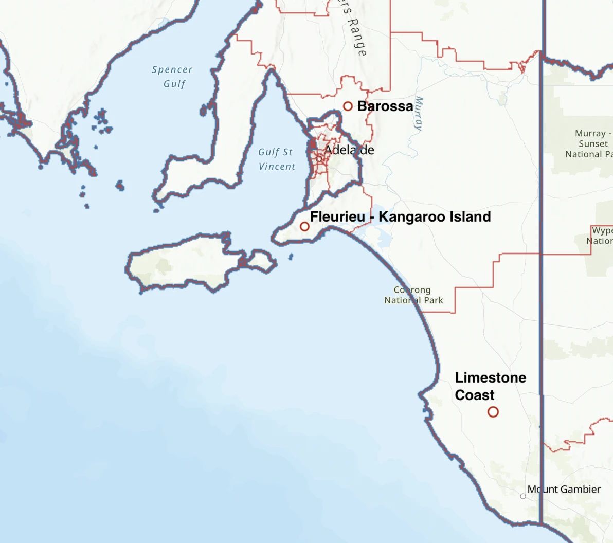 Map showing sa regional sa3s in can you trust lending trends to predict price trends