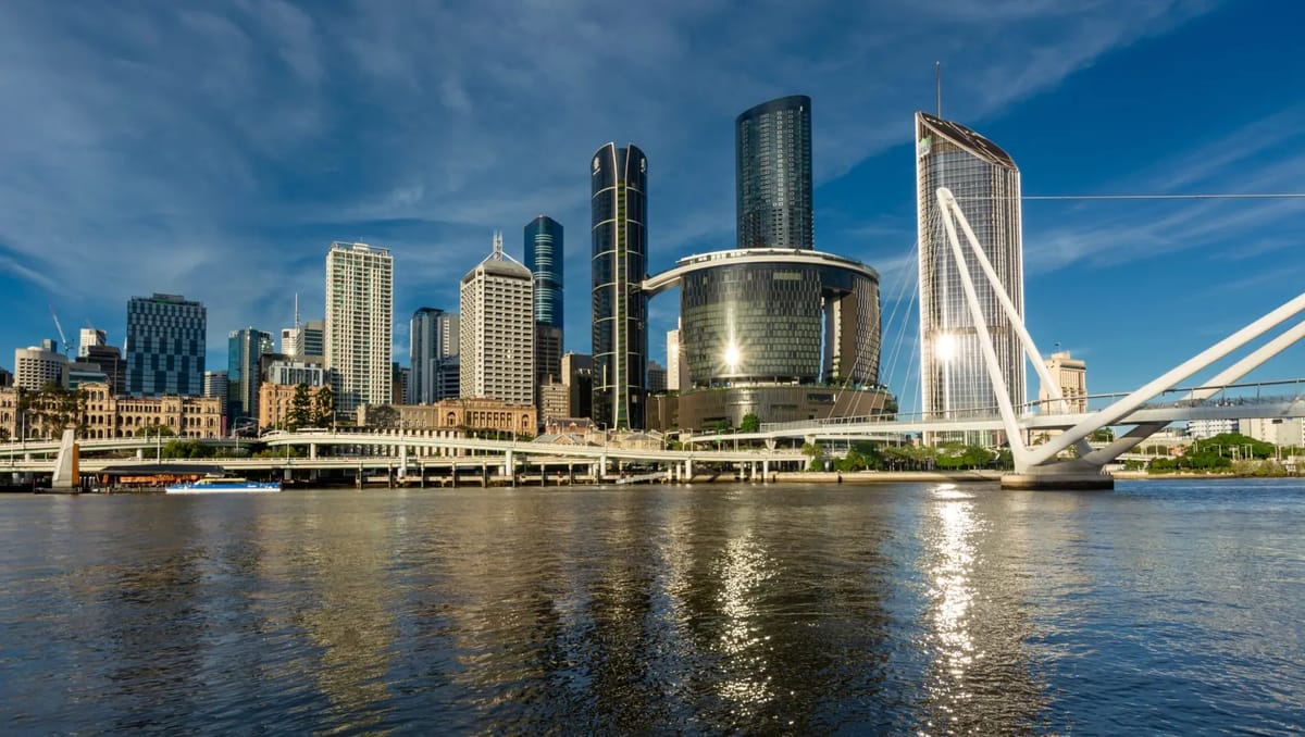 Brisbane cityscape with river and bridge