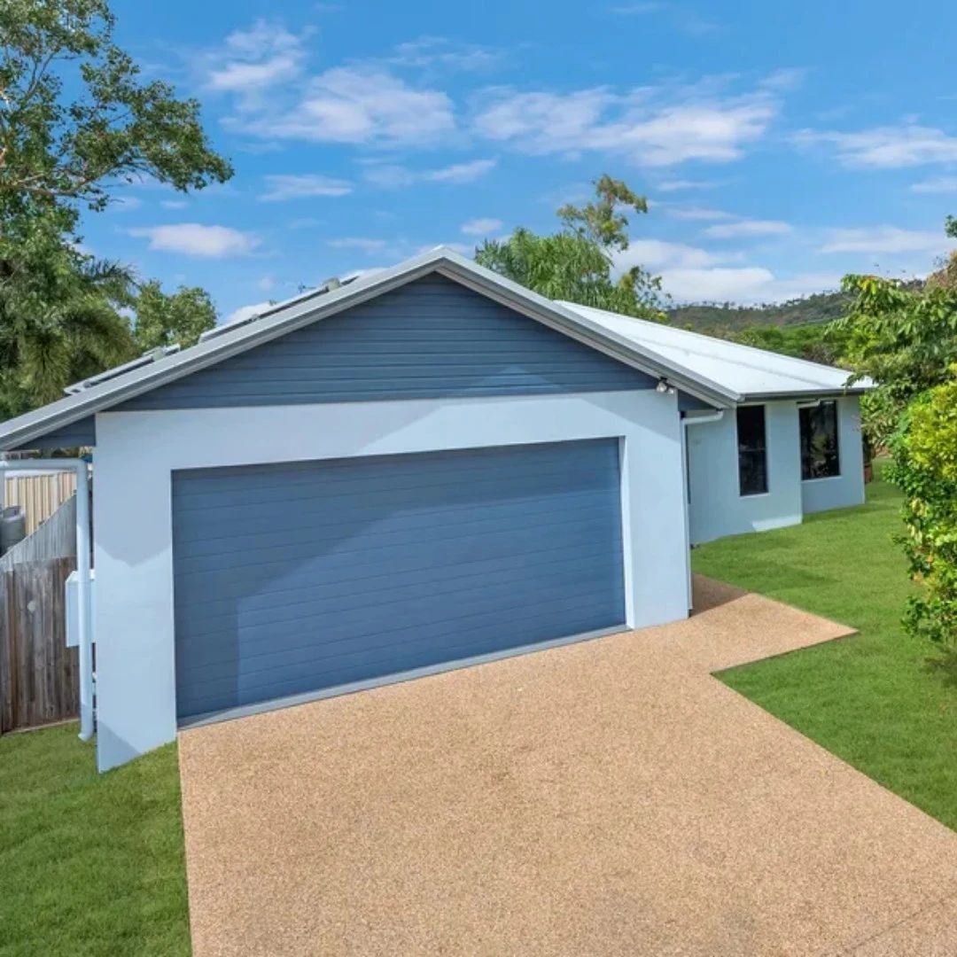 White and grey investment home with double garage in Mount Louisa, Townsville