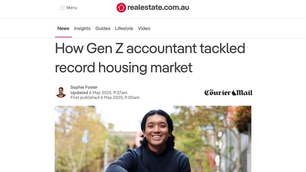 Gen Z accountant in housing market article
