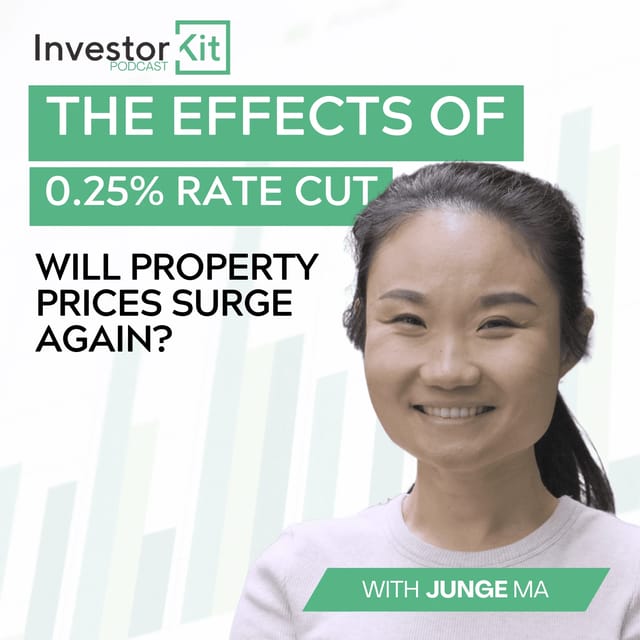 What a 0.25% Rate Drop Means for Property Prices - With Junge Ma artwork