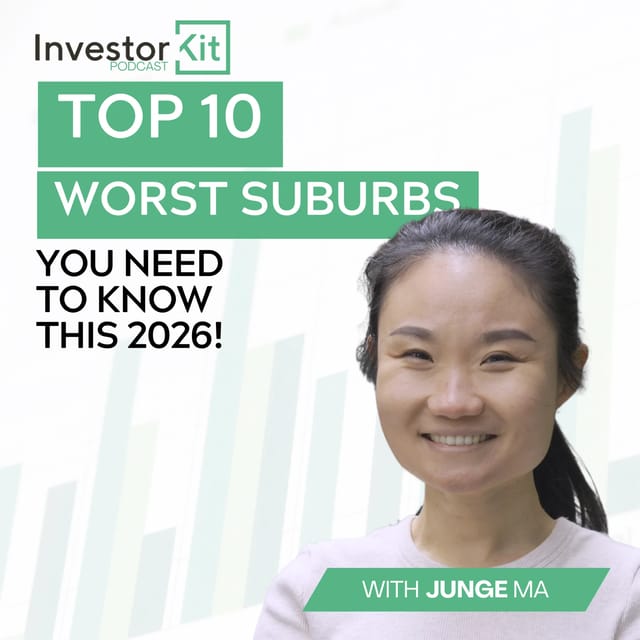 10 Worst Suburbs to Invest in 2026 - with Junge Ma artwork
