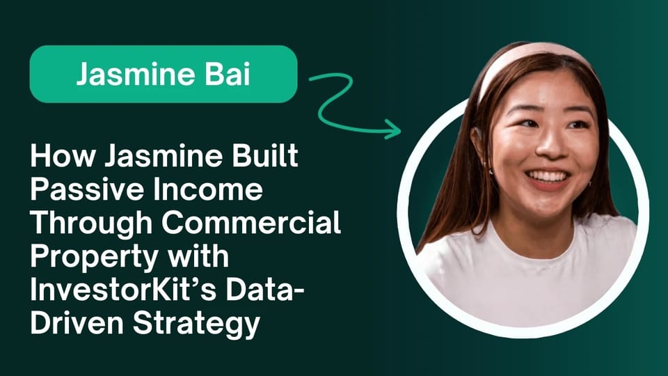 Jasmine Bai: Passive income through property investment