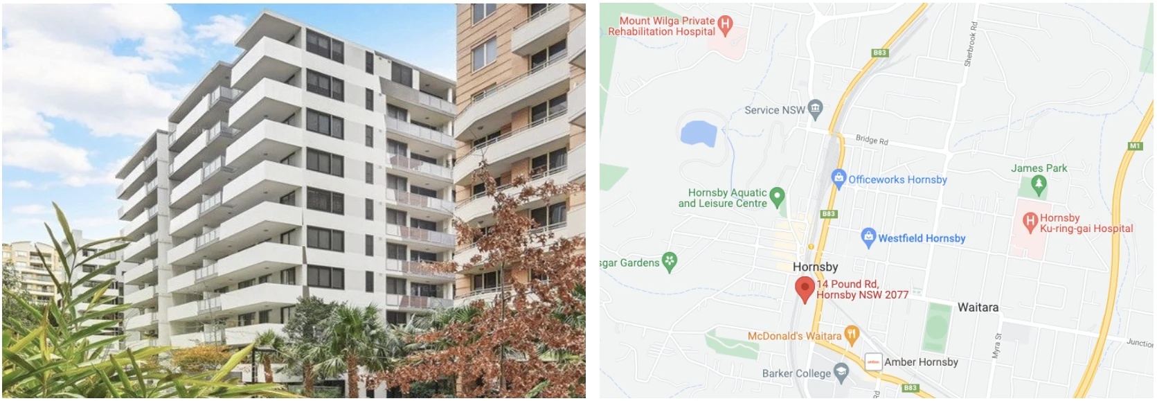 Property B property examples used in the investment comparison