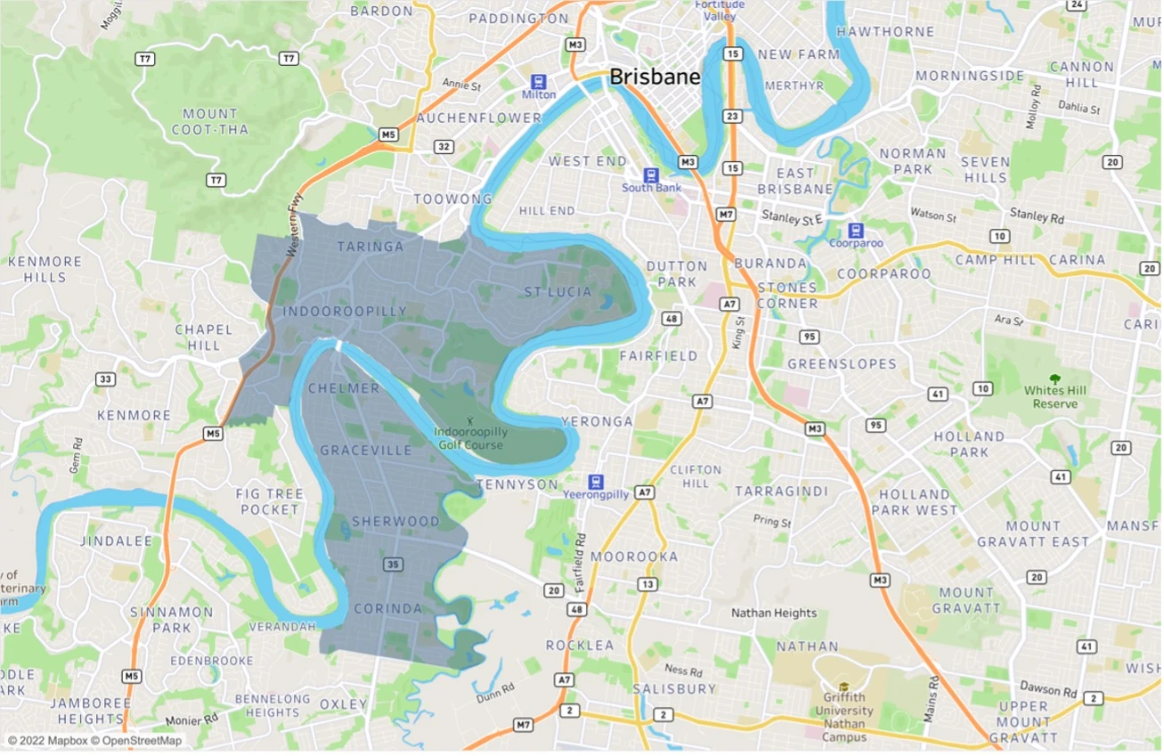 Map showing sa3 map in do bedrooms, bathrooms, and materials affect capital growth