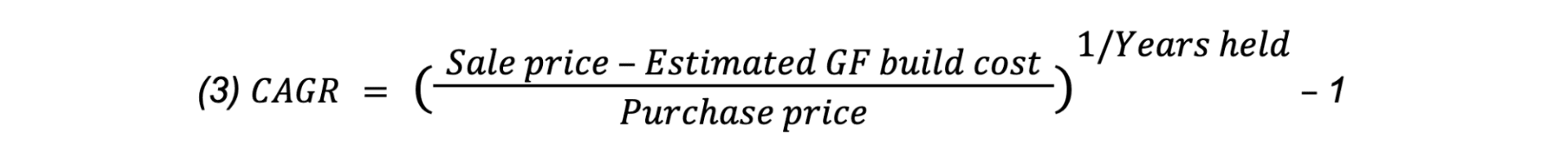 Granny flat - CAGR